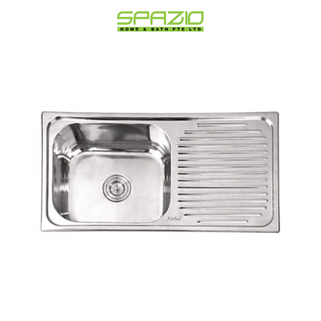 SUS304 Kitchen Sink w/ Washboard SB-8545