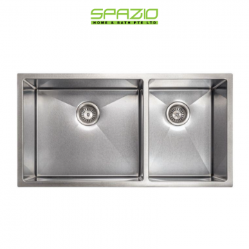 SUS304 Double Bowl Kitchen Sink U-07