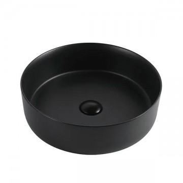 Round Basin - Black Matt