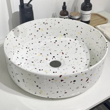 Round Basin - Terrazzo design