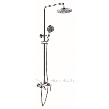 21080.1304S.Chrome Rain Shower Set