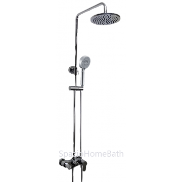 21080.1306.Chrome Rain Shower Set
