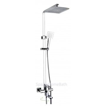 21080.0700.Chrome Rain Shower Set